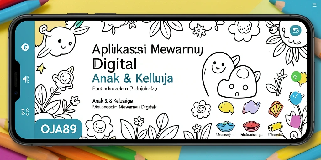 Antarmuka OJA89 yang menyenangkan dan intuitif untuk mewarnai.